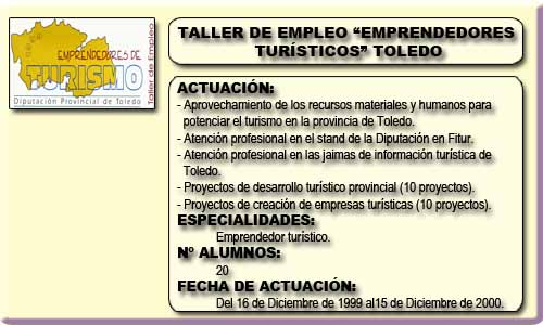 EMPRENDEDORES TURÍSTICOS (TOLEDO)