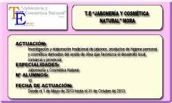 JABONERIA Y COSMETICA NATURAL (MORA)