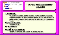 STO. TOMAS CANTUARIENSE (DOSBARRIOS)