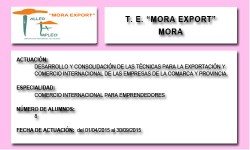 MORA EXPORT (MORA)