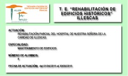 REHABILITACIÓN DE EDIFICIOS HISTÓRICOS (ILLESCAS)