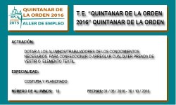 QUINTANAR DE LA ORDEN 2016 (QUINTANAR DE LA ORDEN)