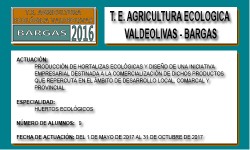 AGRICULTURA ECOLOGICA VALDEOLIVAS (BARGAS)