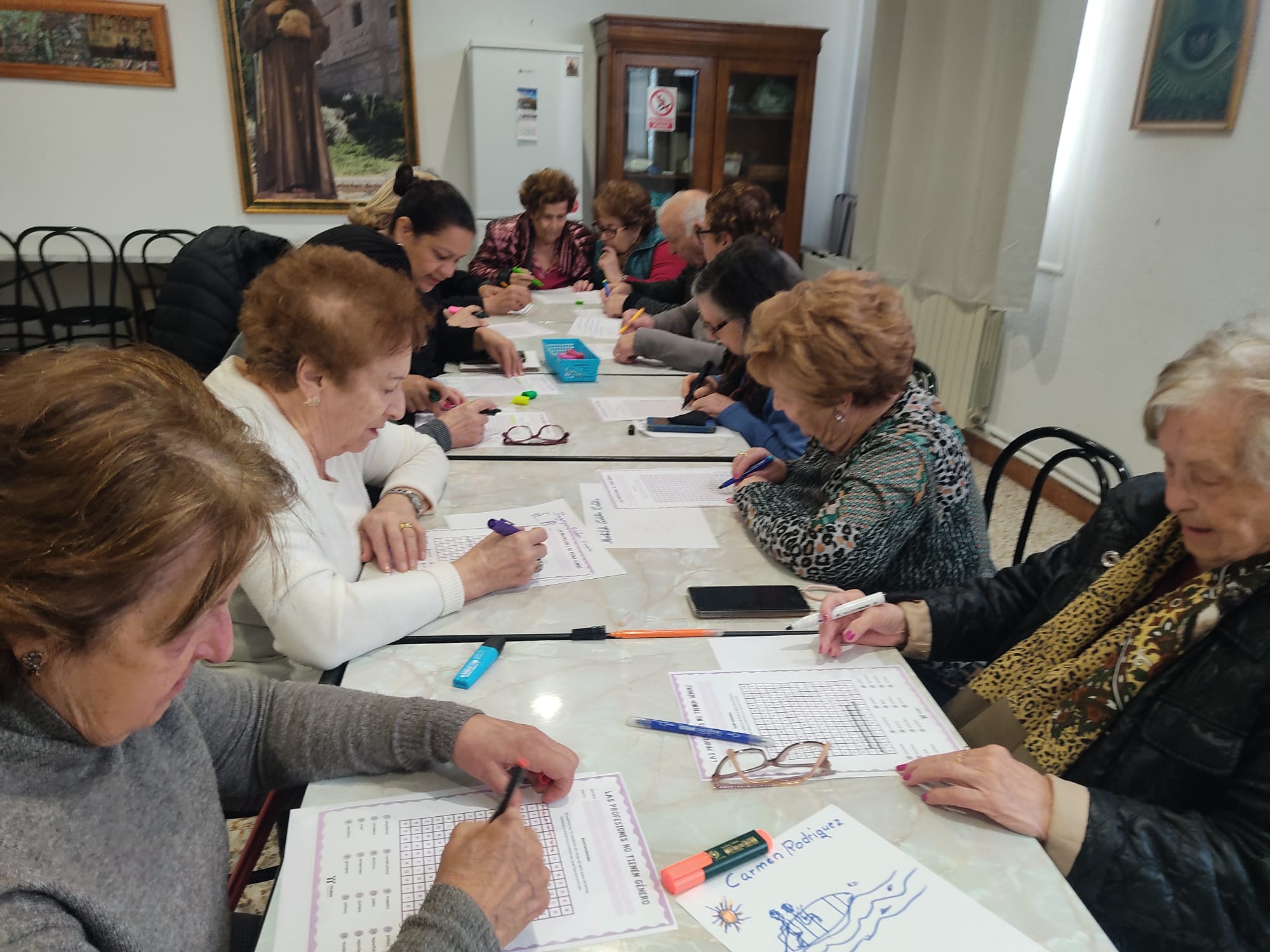 Taller asociación de mayores