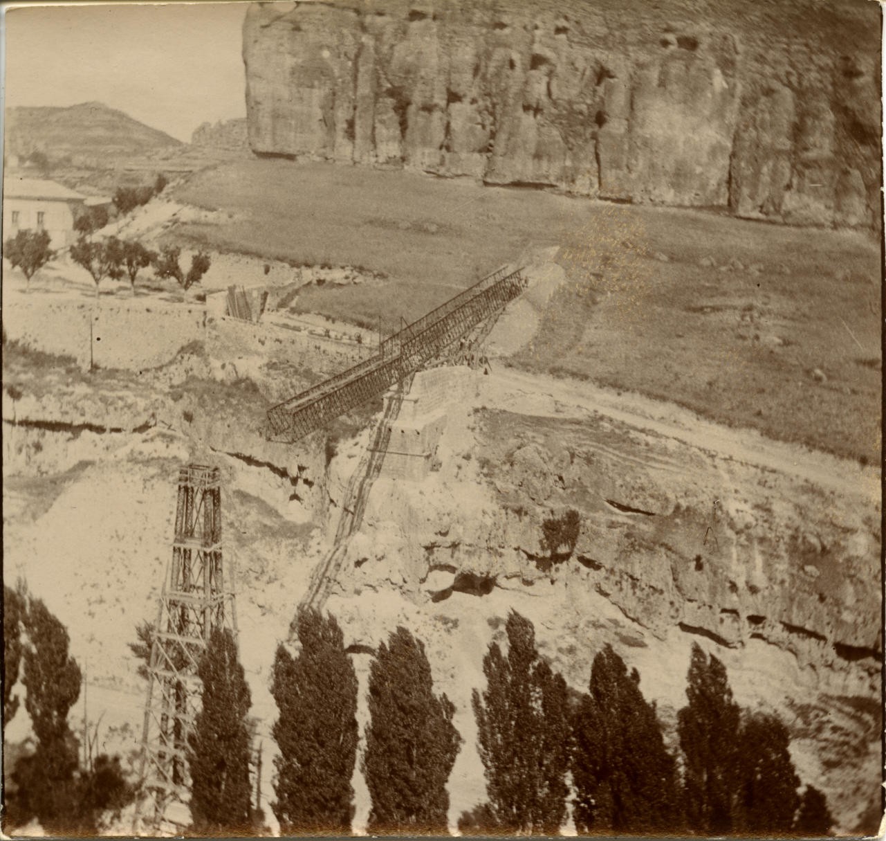 l.-Construcción del Puente de San Pablo (Cuenca) 1902