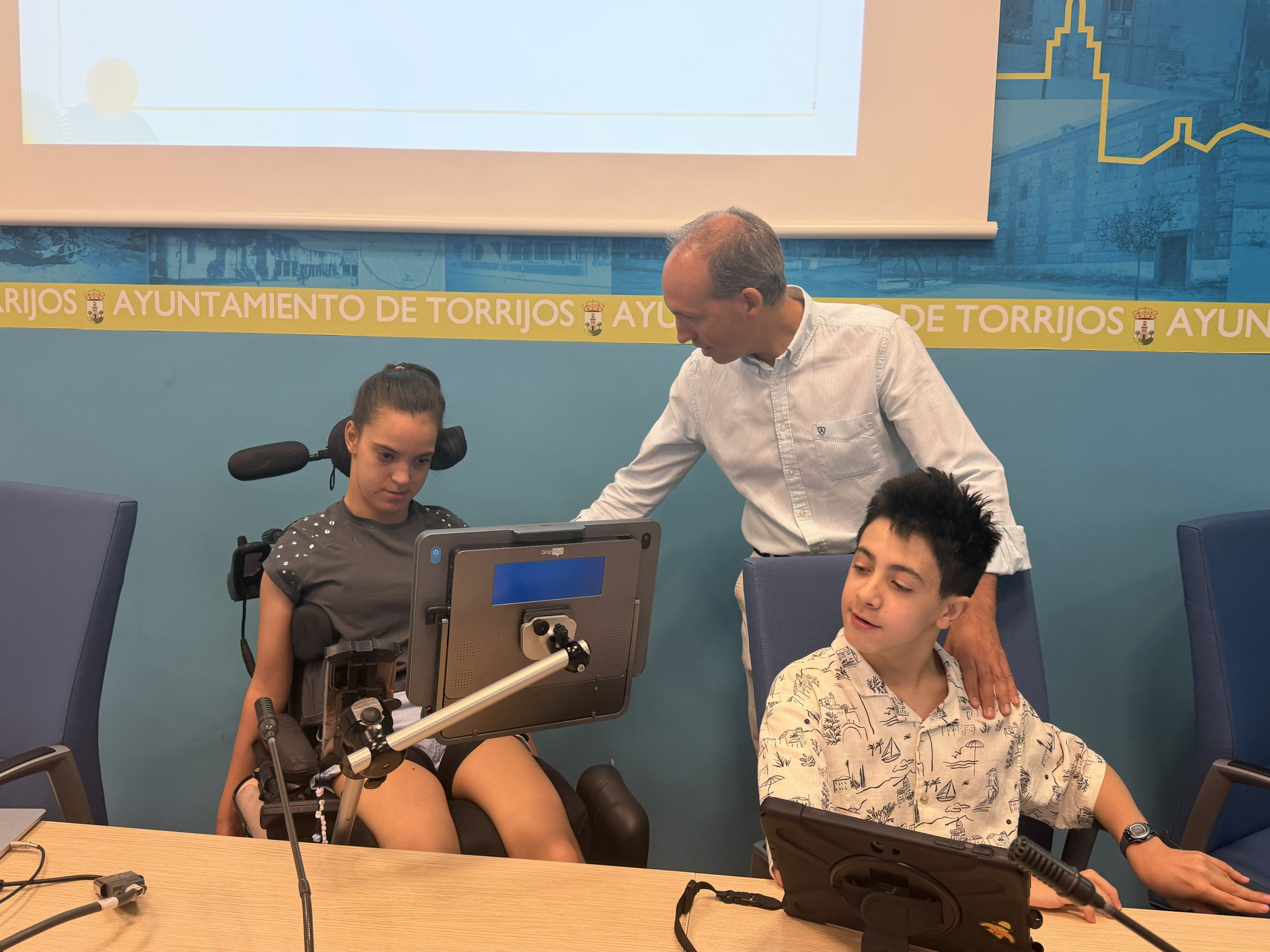 Daniel Arias con la Fundación Gema Canales