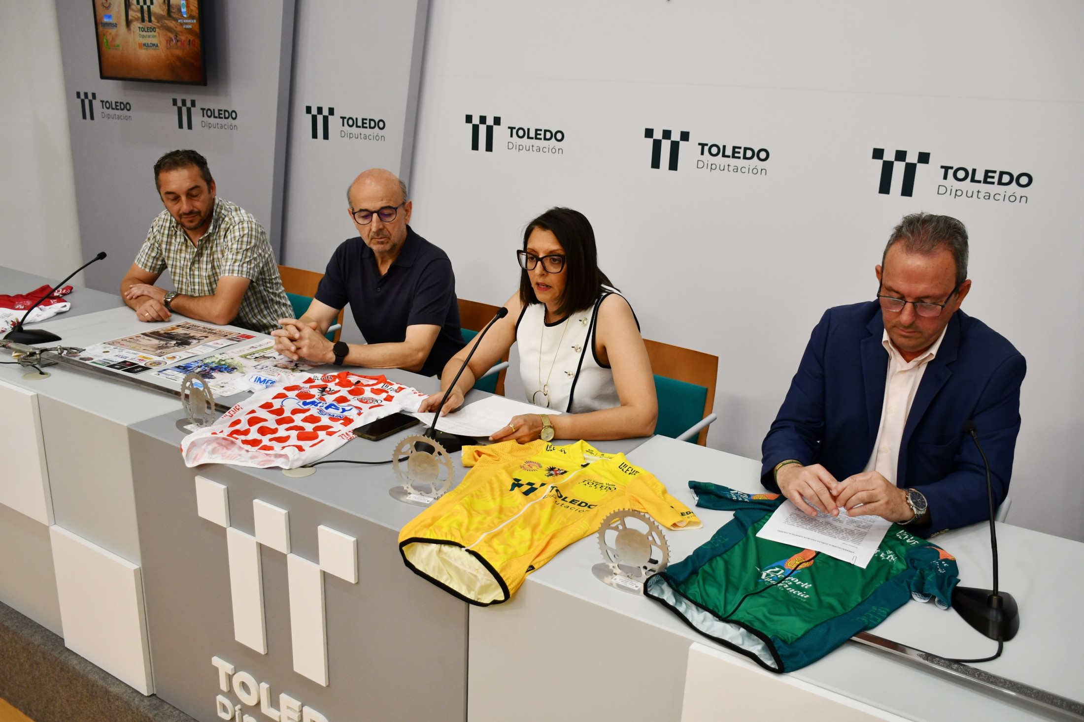 Presentación en Diputación de III Vuelta Ciclista cadete a Toledo