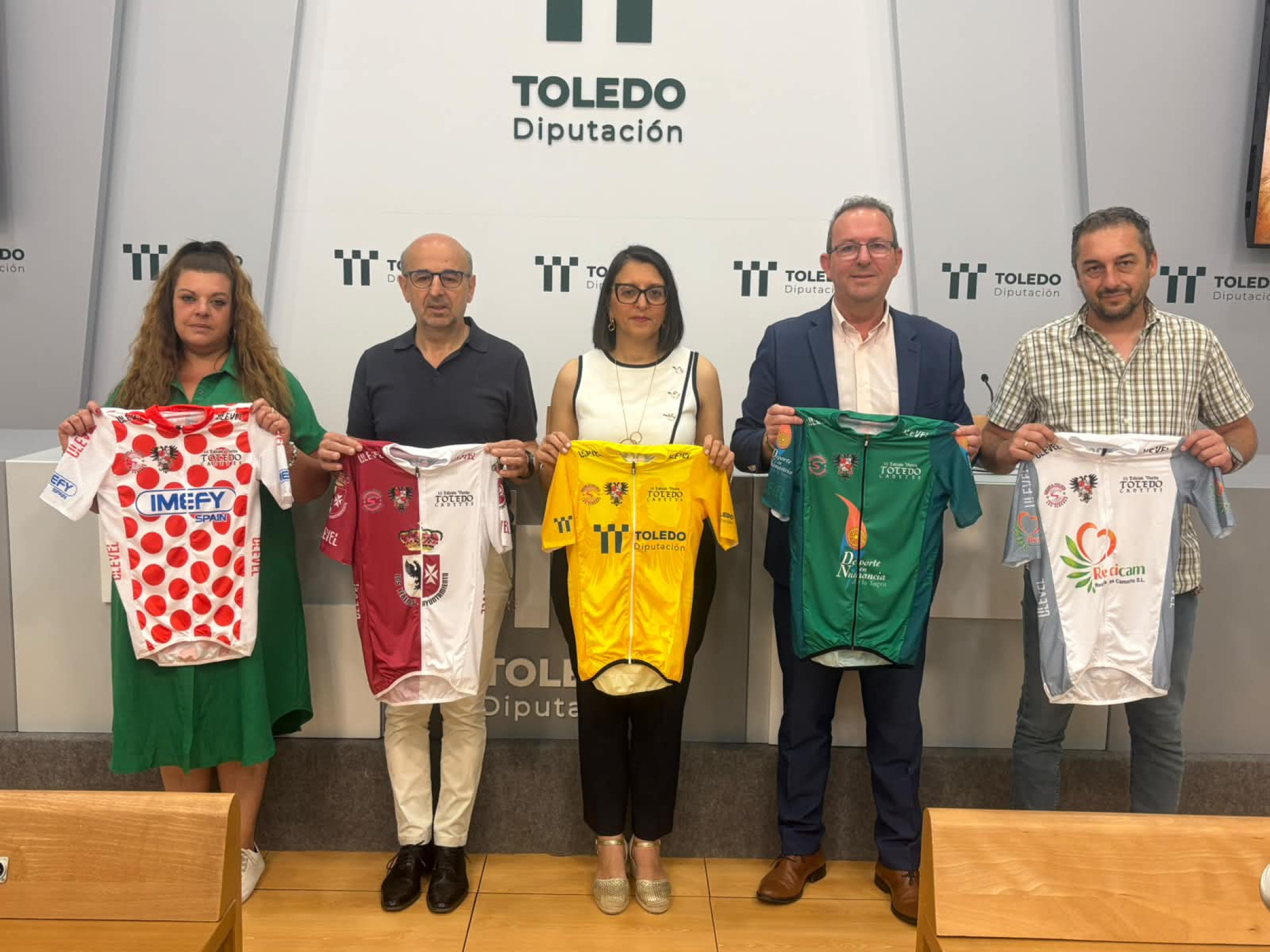 Presentación en Diputación de III Vuelta Ciclista cadete a Toledo