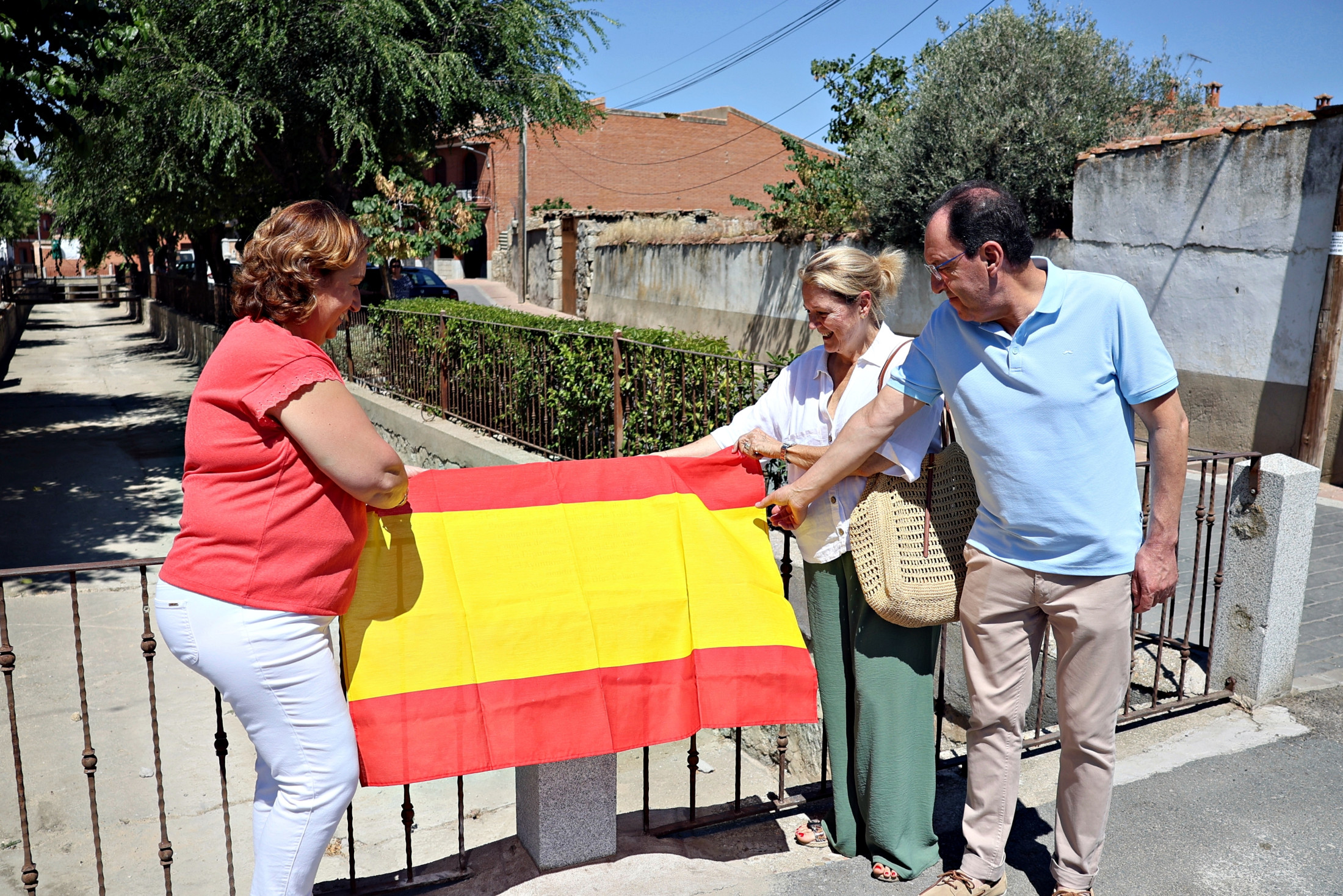Cedillo, Guerrero y García en Menasalbas