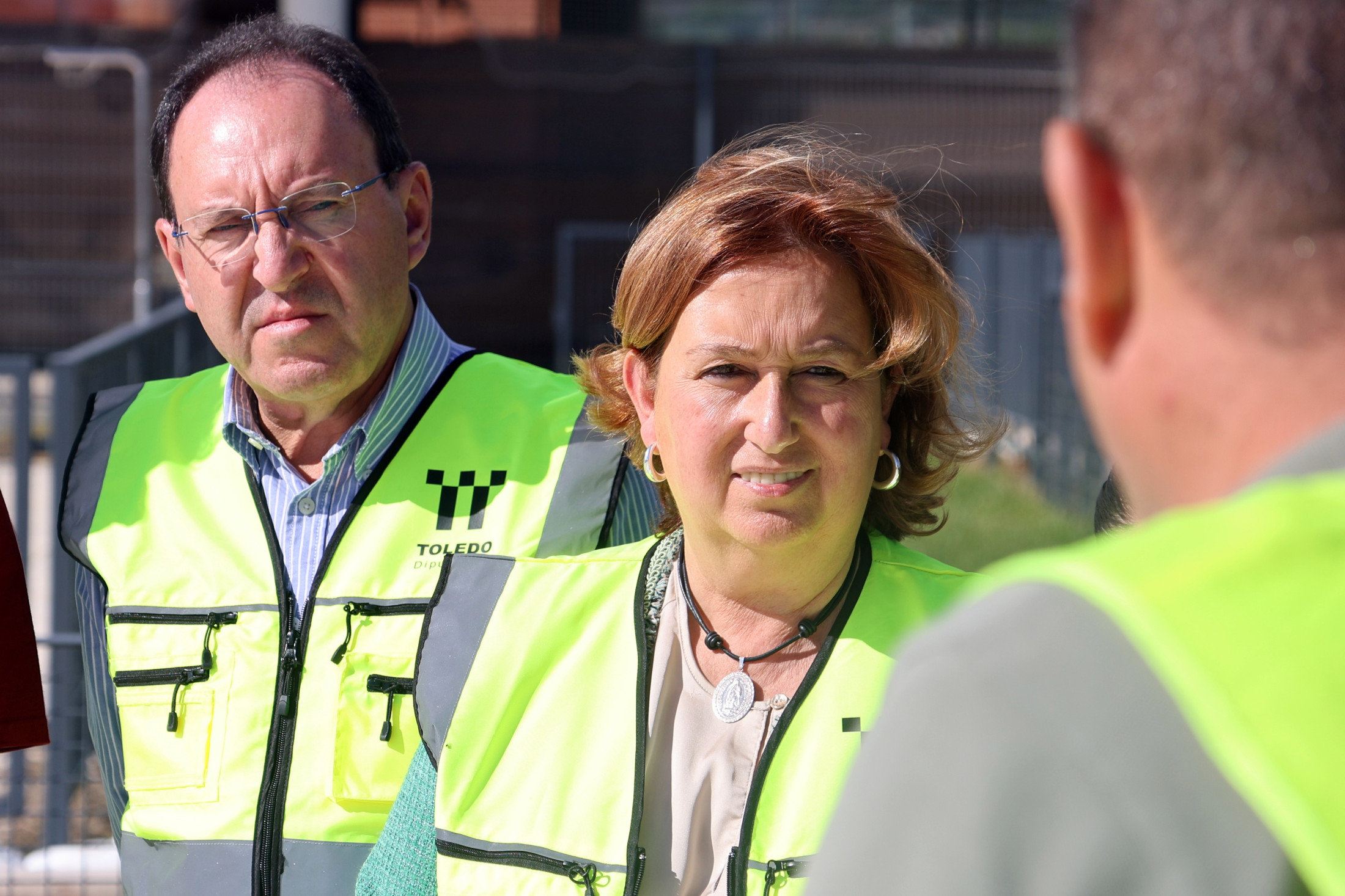 Visita a las obras de mejora de la piscina de Torrijos