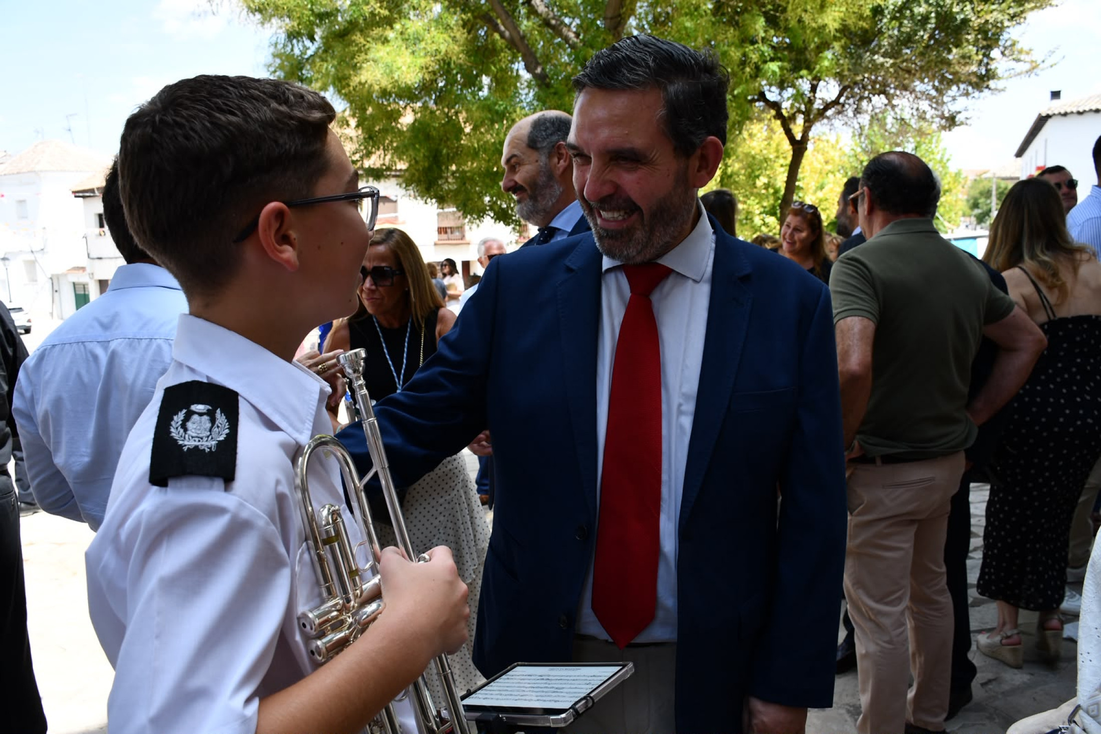 Joaquín Romera en las fiestas de Esquivias