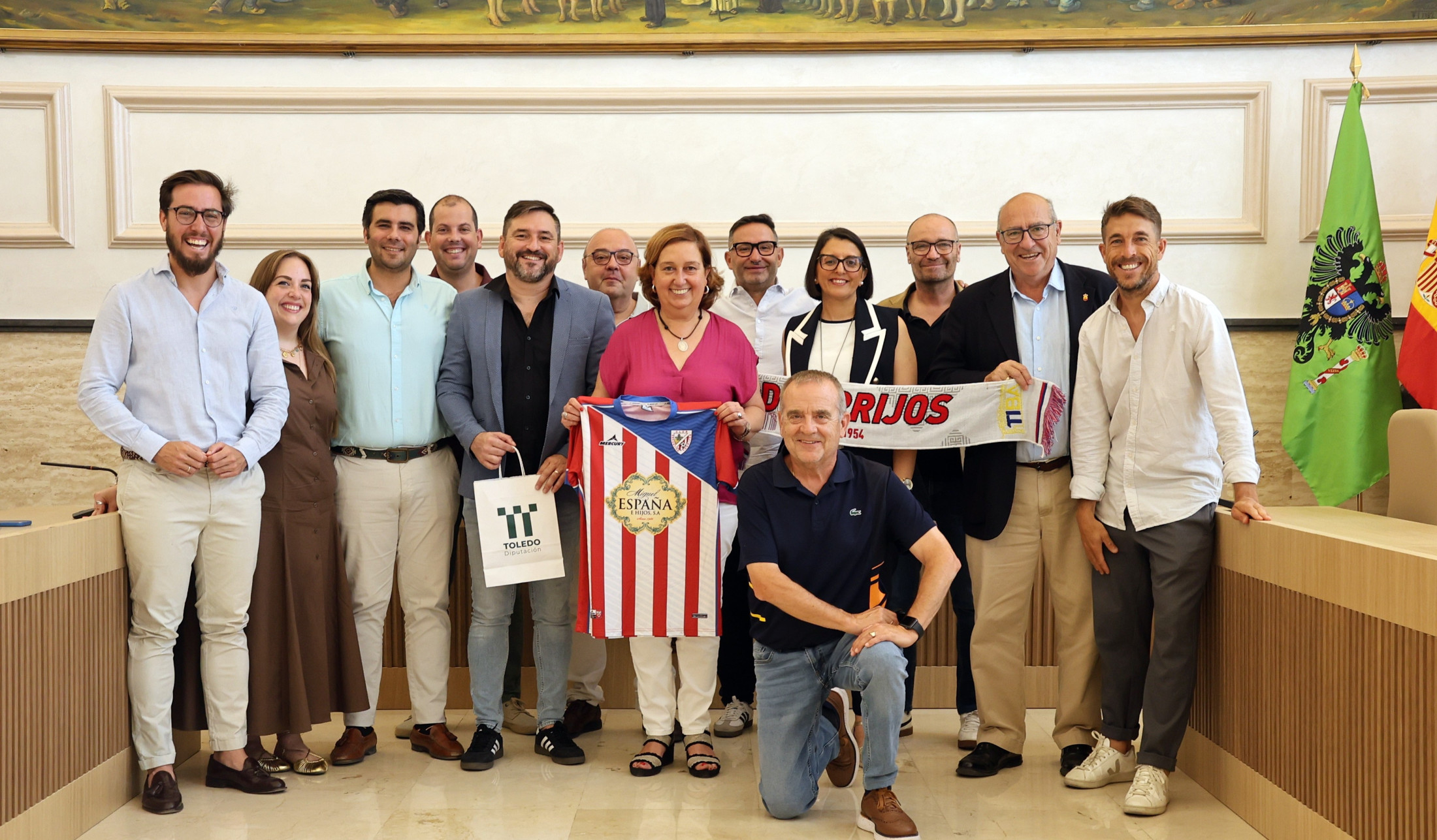 La Diputación de Toledo reconoce la trayectoria y los éxitos deportivos del C.D. Torrijos