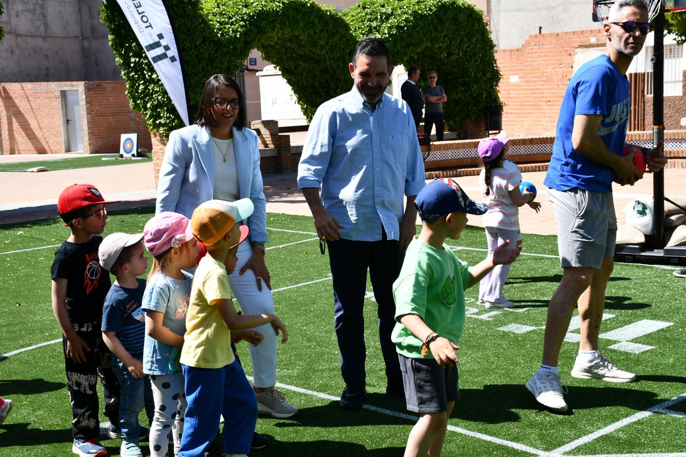 Instalaciones deportivas portátiles en Turleque