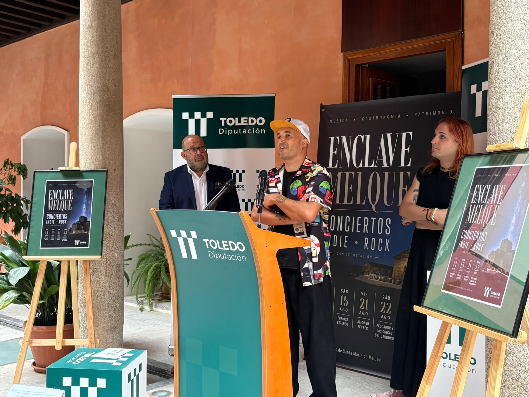 Tomás Arribas presentando Enclave Melque