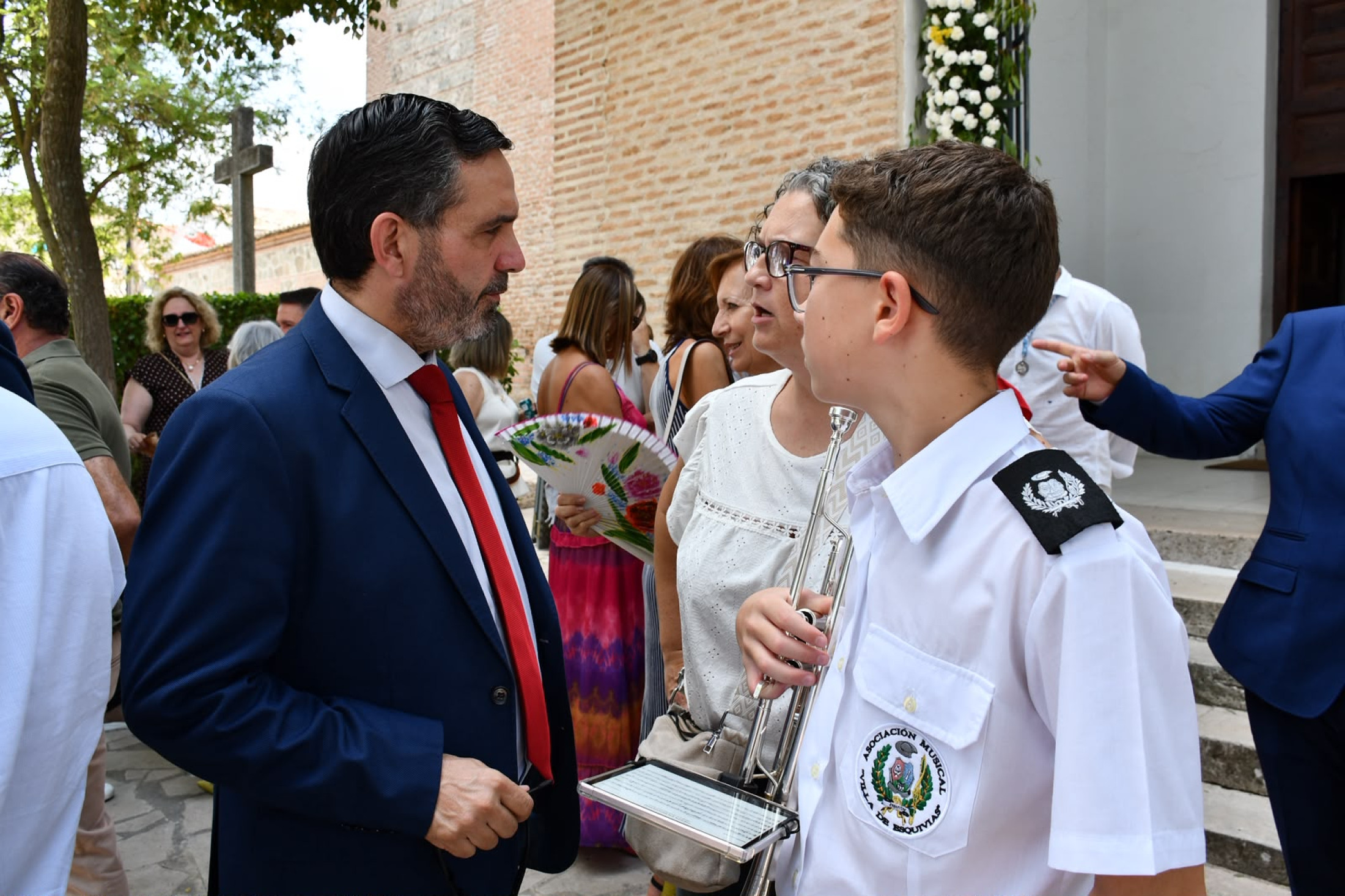 Joaquín Romera en las fiestas de Esquivias