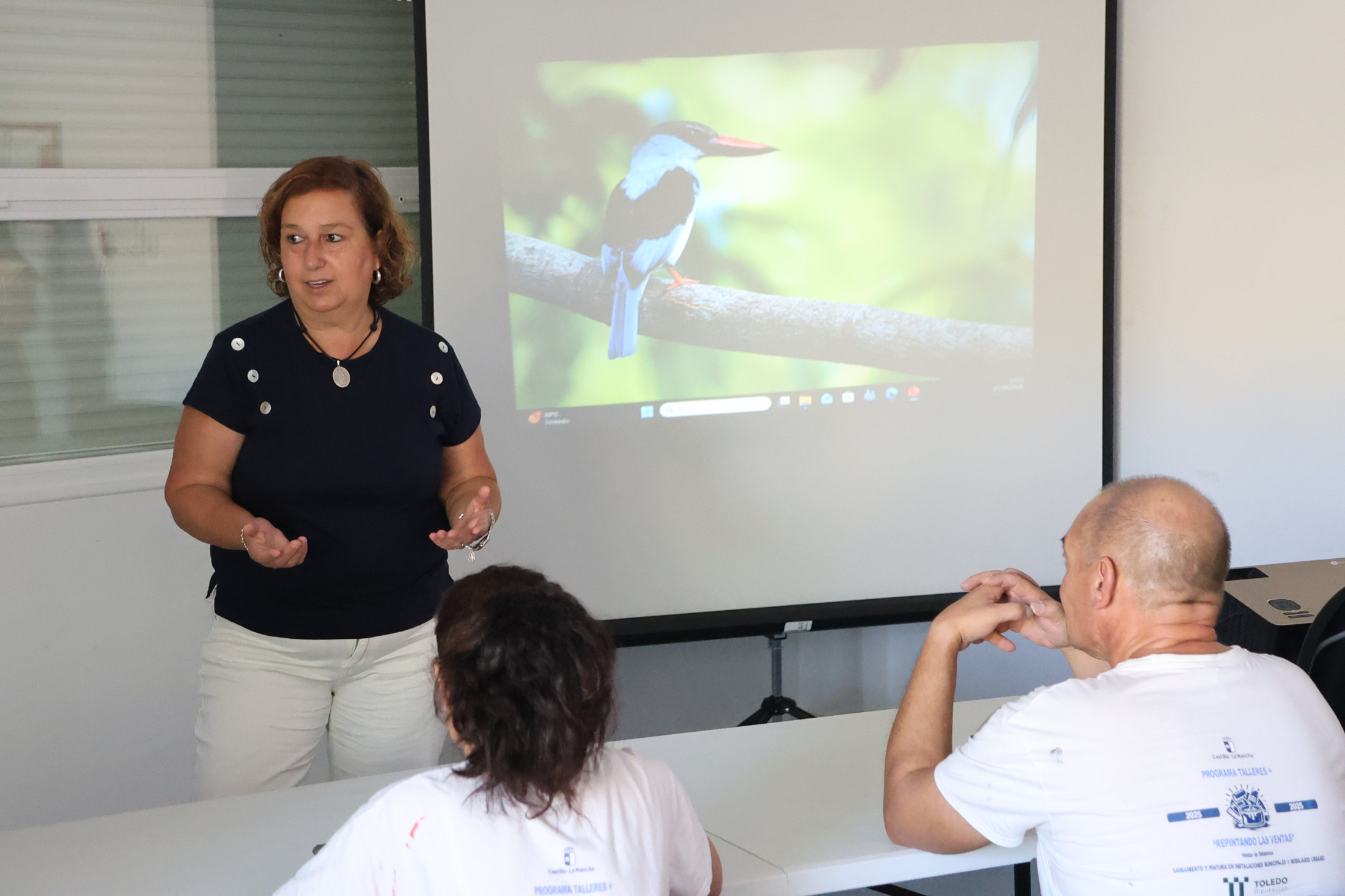 Cedilo Visita el Taller+ de Las Ventas de Retamosa