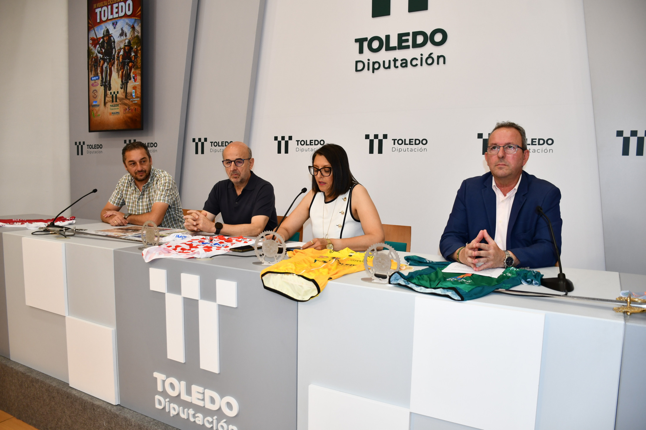 Presentación en Diputación de III Vuelta Ciclista cadete a Toledo