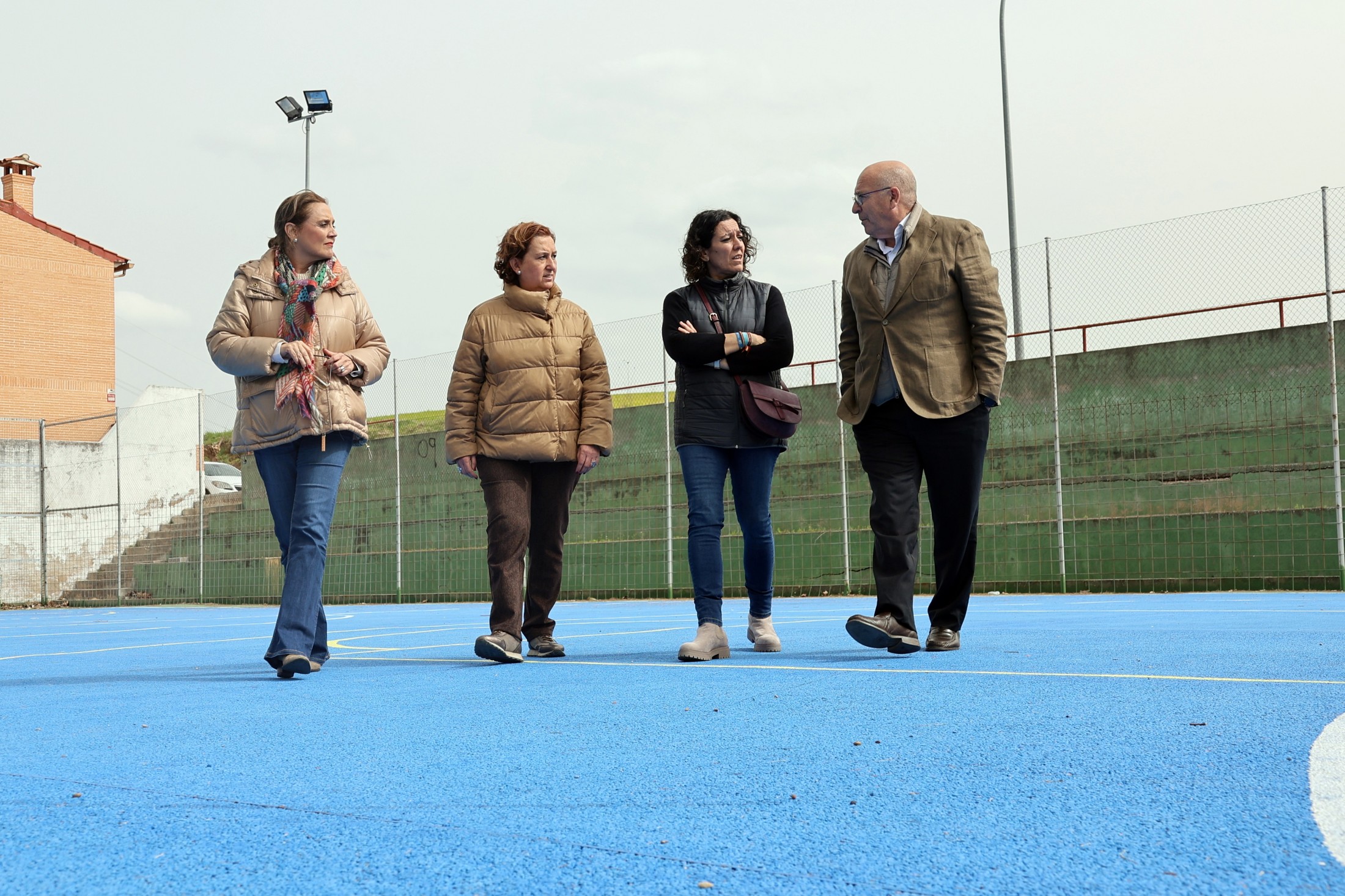 La presidenta de la Diputación en Otero