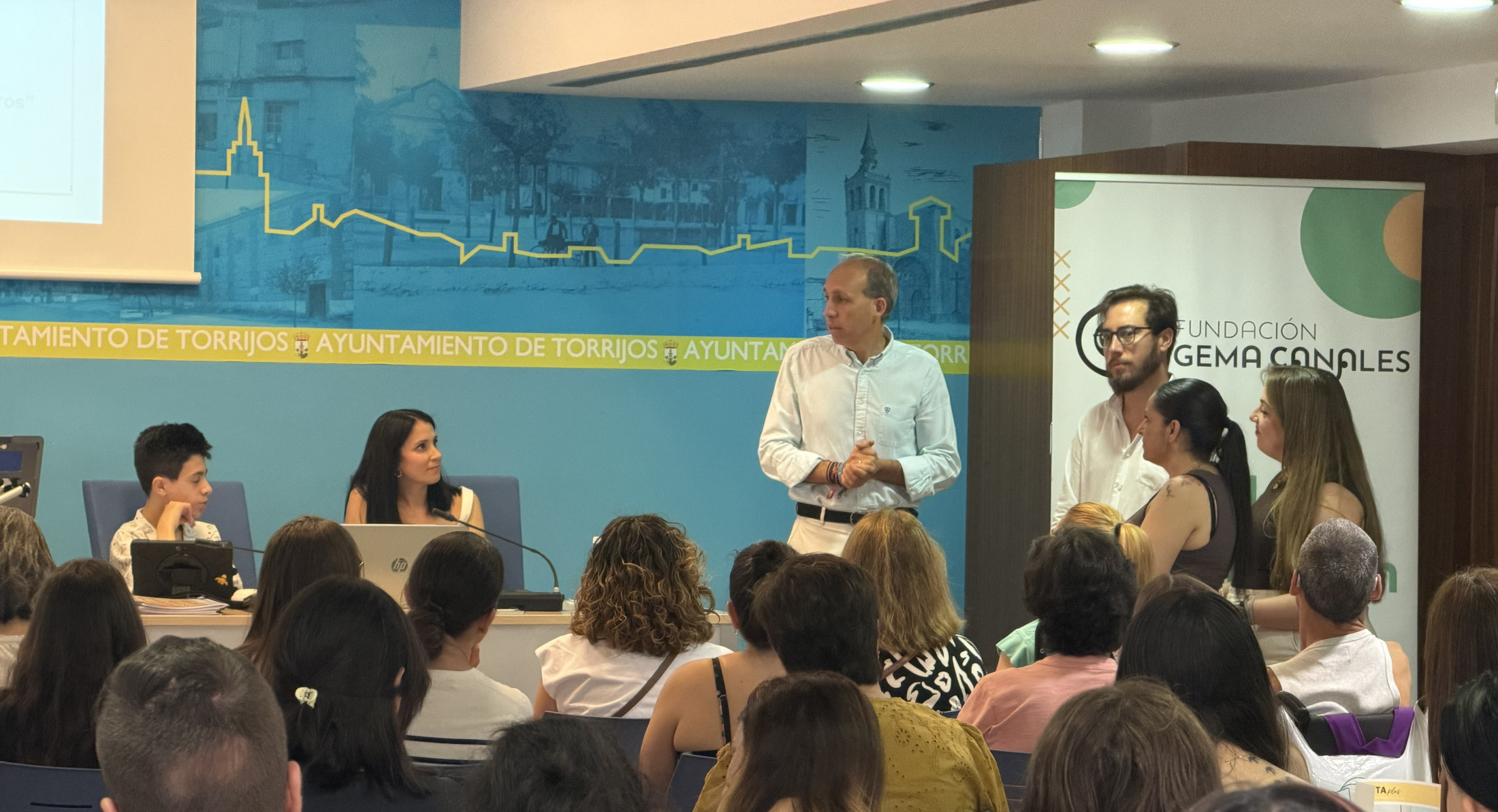 Daniel Arias con la Fundación Gema Canales