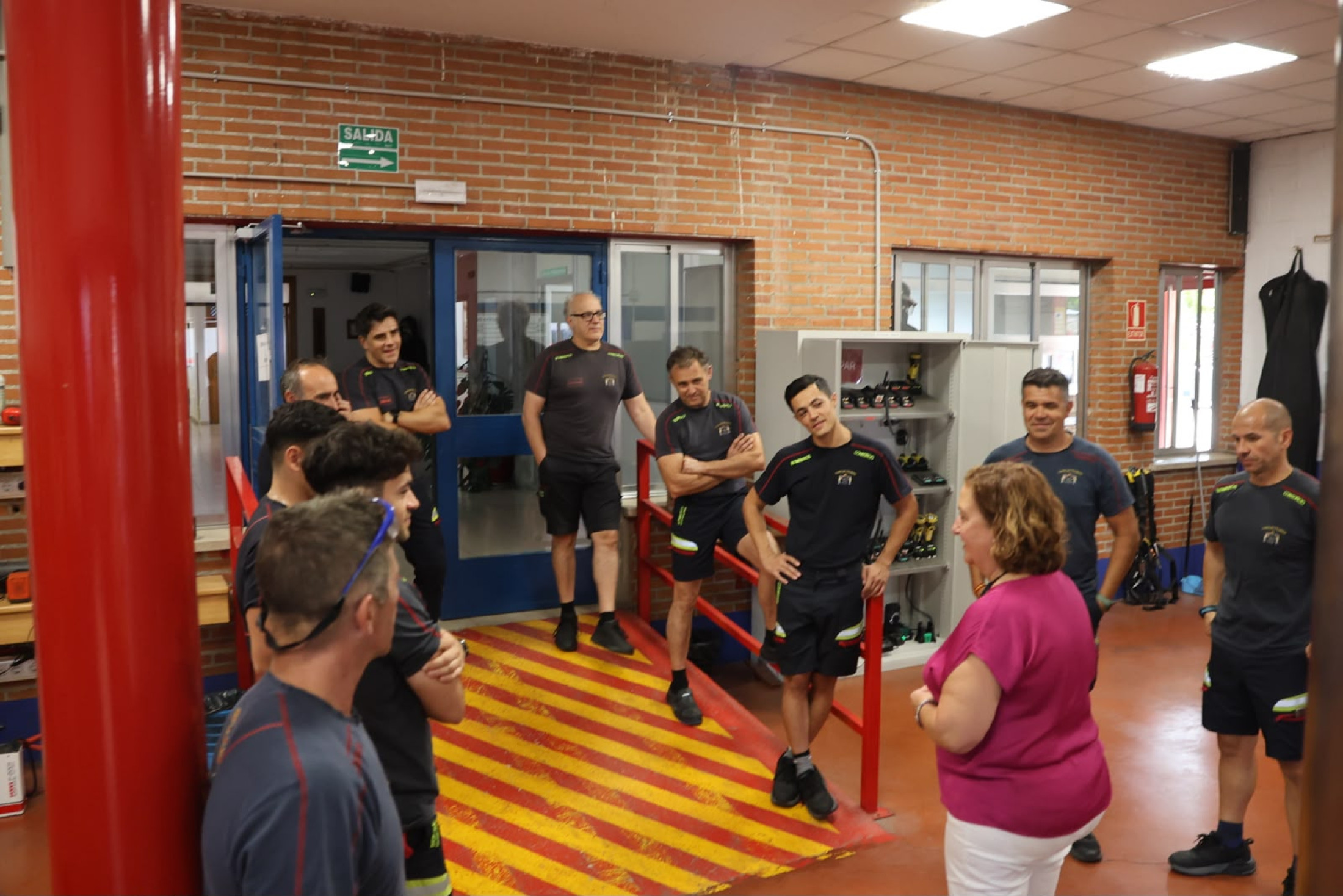 La presidenta de la Diputación en Talavera de la Reina y Almorox