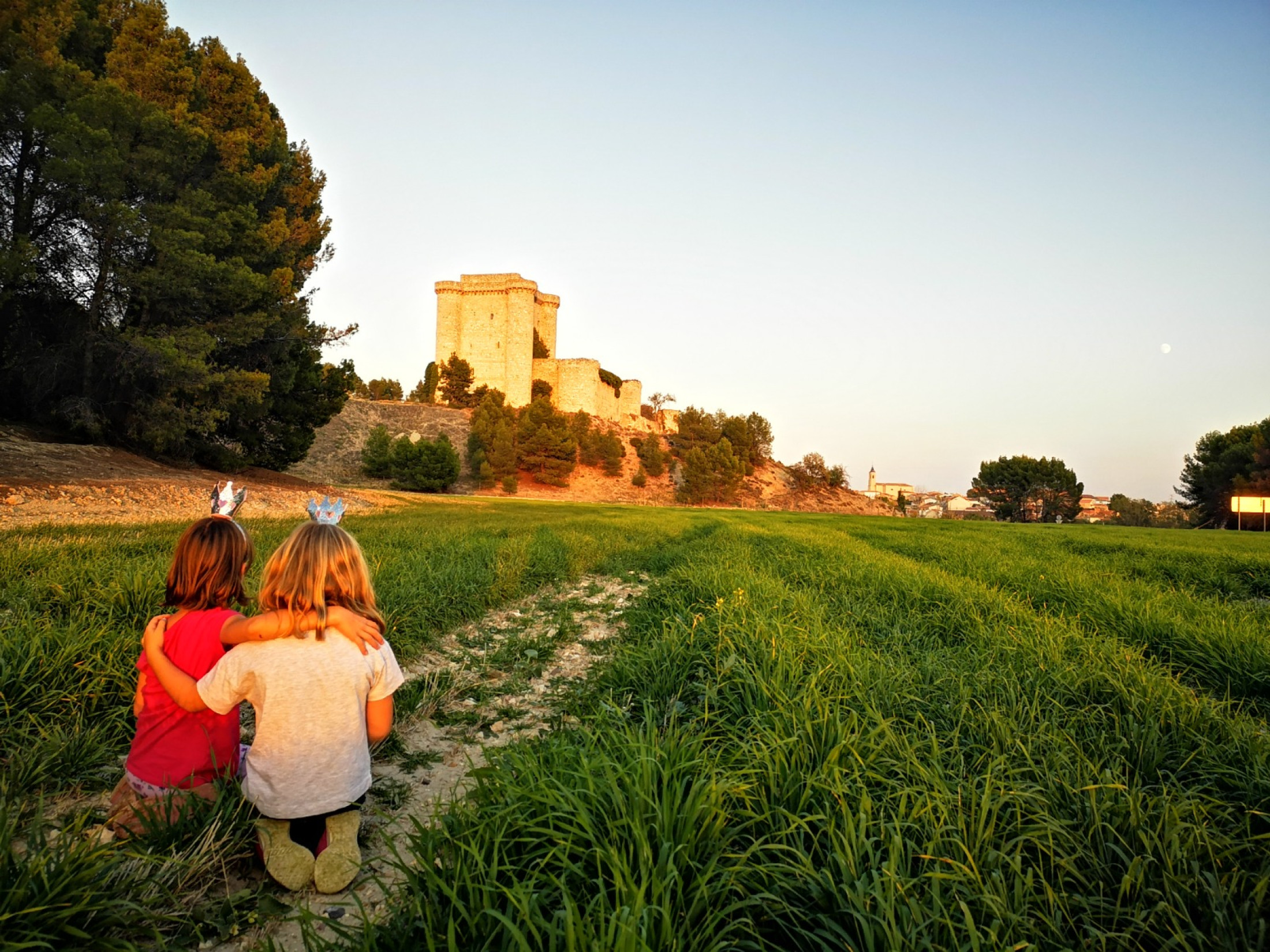 Vista del castillo de Seseña