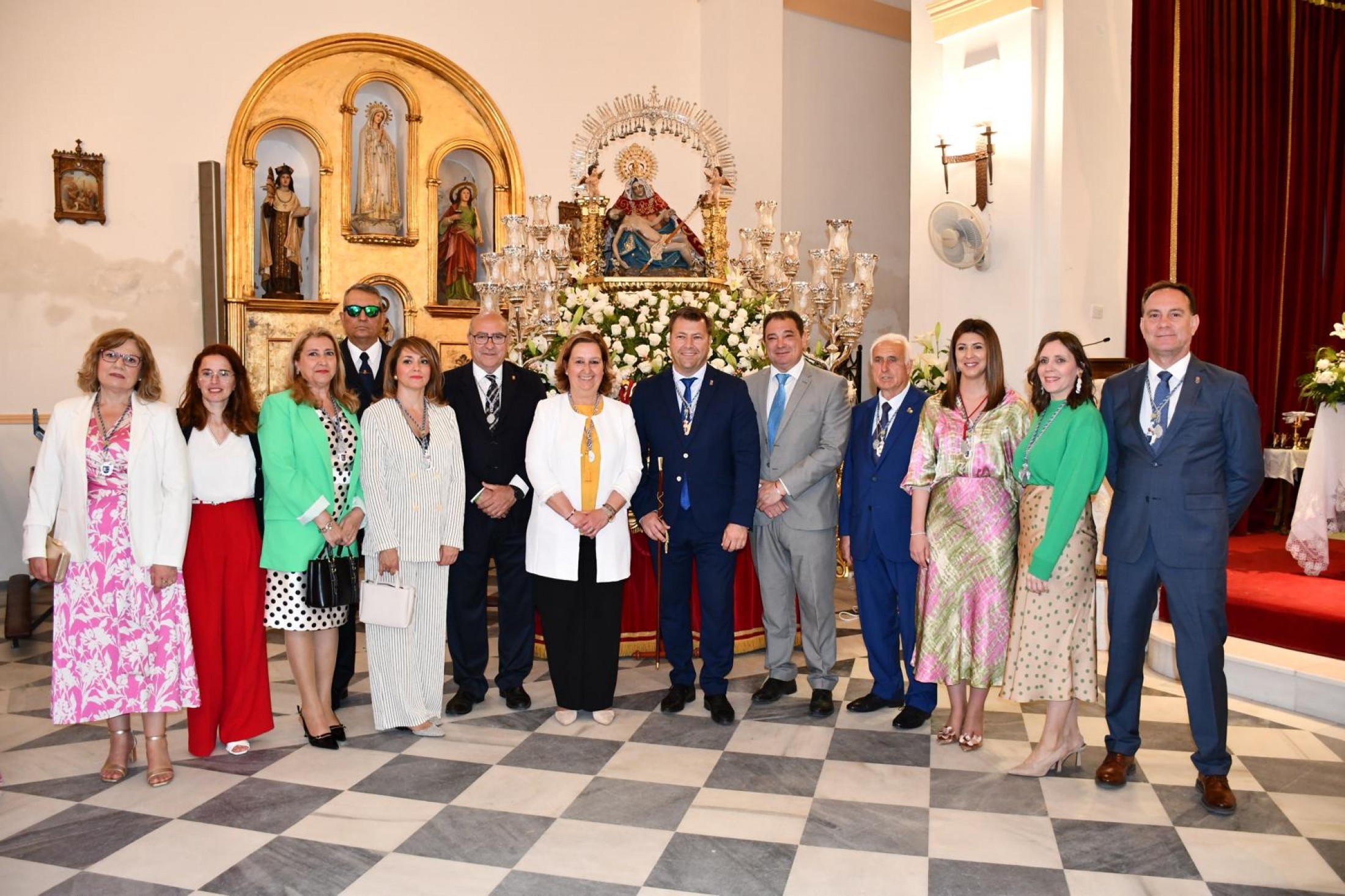 Cedillo y Congosto en la iglesia de Santa Olalla