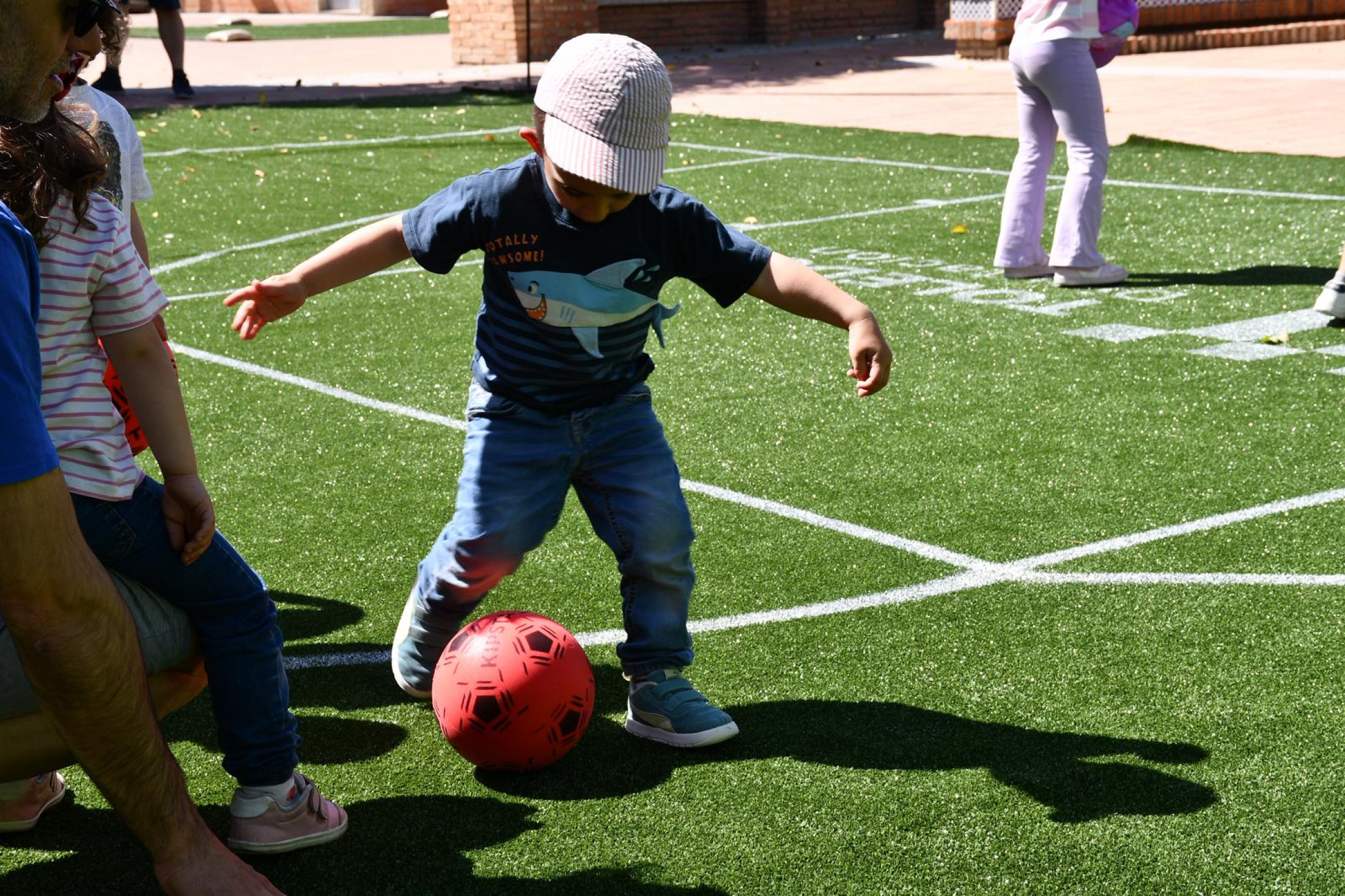 Instalaciones deportivas portátiles en Turleque