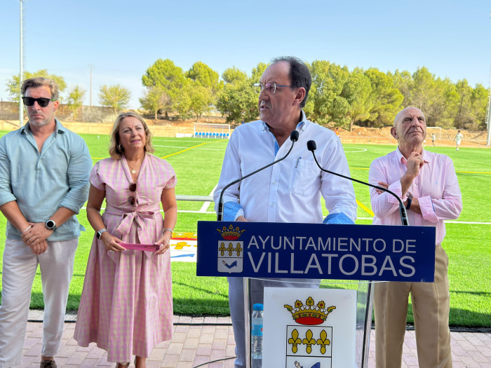 07092026 Inauguración céped campo fútbol Villatobas 1