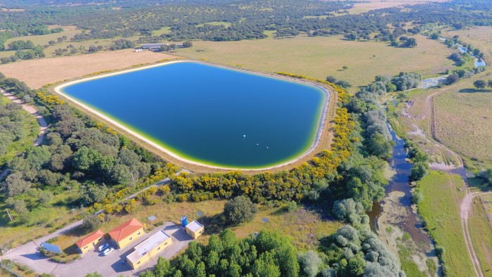 Imagen aérea de la Balsa de Torinas