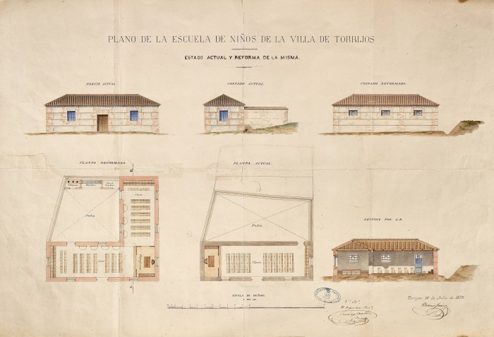 Imagen de Plano Escuela de Niños de Torrijos