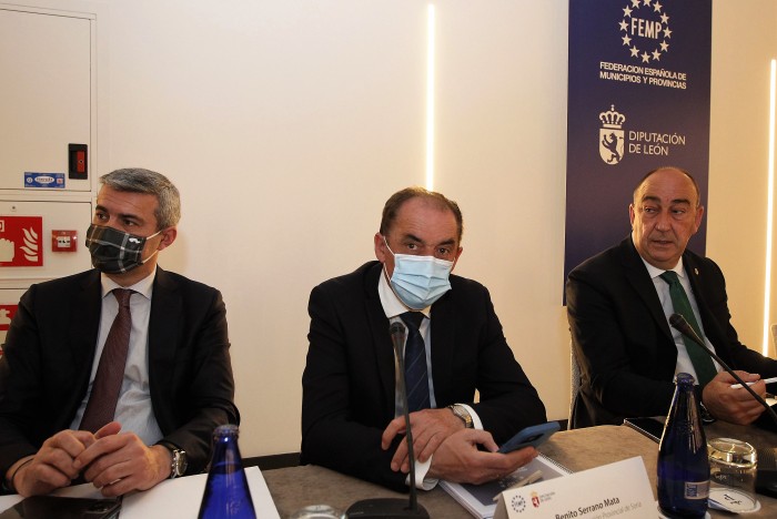 Imagen de Álvaro Gutiérrez en un momento de la reunión