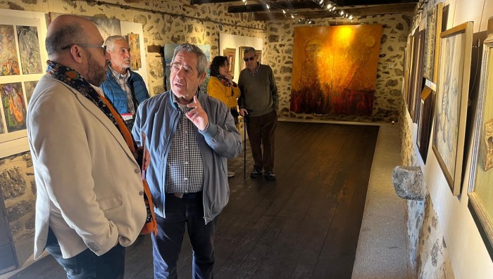 Tomás Arribas con Romeral en Melque