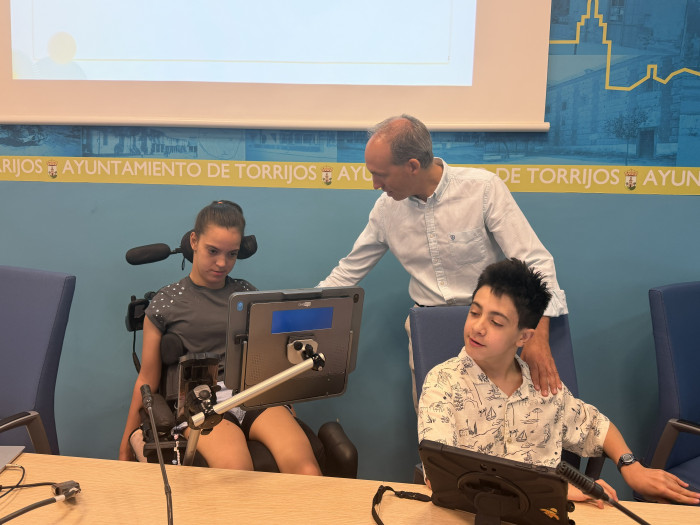 Daniel Arias con la Fundación Gema Canales