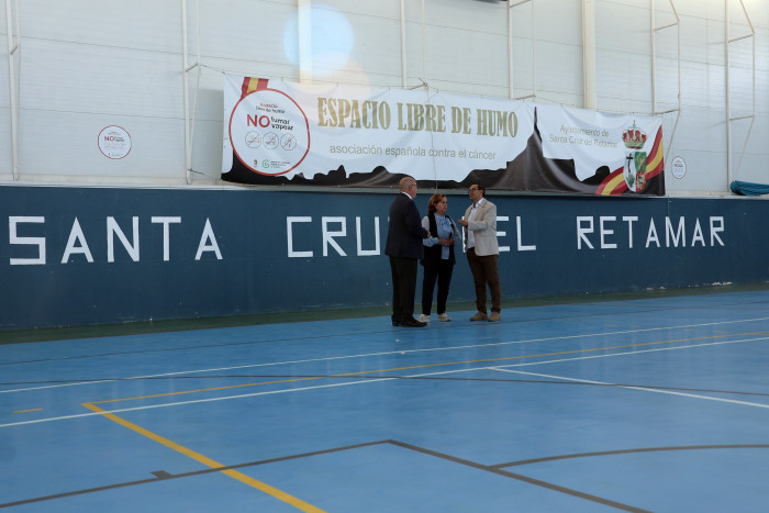 Visitando las obras en Santa Cruz del Retamar