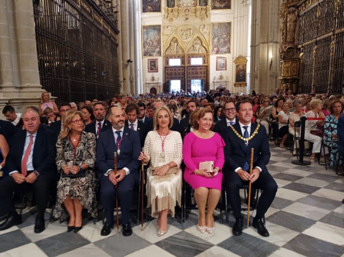 Imagen de Cedillo acompañó al alcalde de Toledo en la celebración eucarística