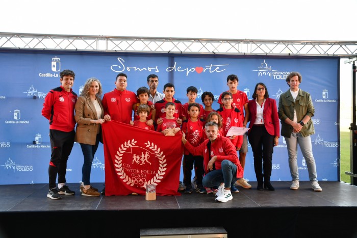 Imagen de Pilar Martín en la Gala de Campeones provinciales (Archivo)