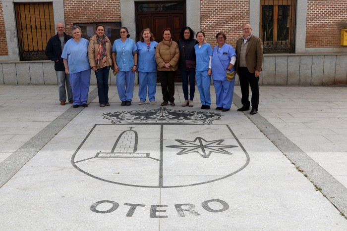 Imagen de La presidenta de la Diputación en Otero