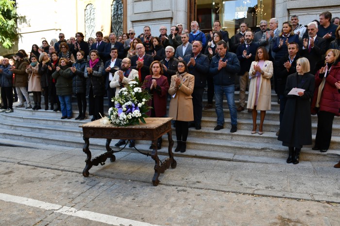 Tras el minuto de silencio