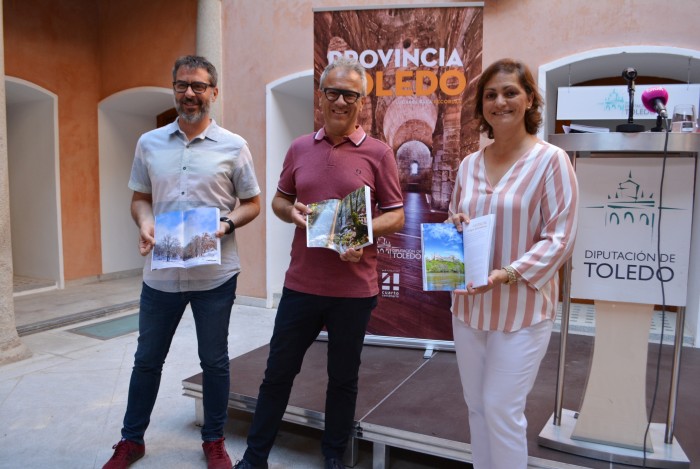 Imagen de Presentación de la guía (María Ángeles García, Francisco del Valle y David Blázquez)