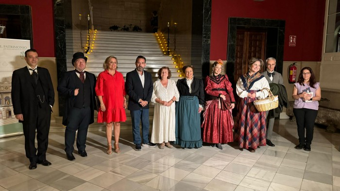 Imagen de 14092024 Romera, De Frutos y Pérez con actores Noche Patrimonio Diputación