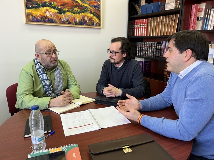 Reunión con el diputado de Cultura