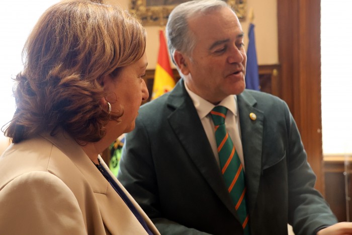 Imagen de Imagen de la reunión entre Cedillo y Gregorio