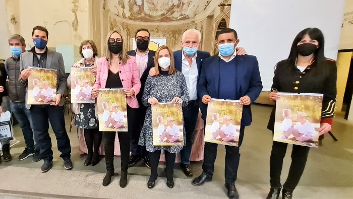 Imagen de Jose Carlos Sánchez en el acto de presentación de los calendarios de Down Talavera