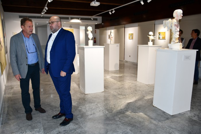 Imagen de Tomás Arribas y Fernando Hervás en la inauguración