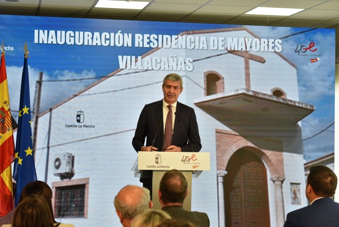 Álvaro Gutiérrez foto inauguración residencia Villacañas