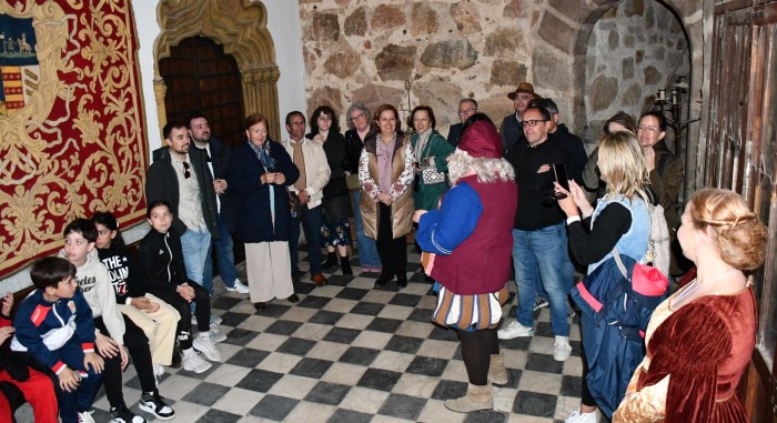 Imagen de Un momento de la visita teatralizada
