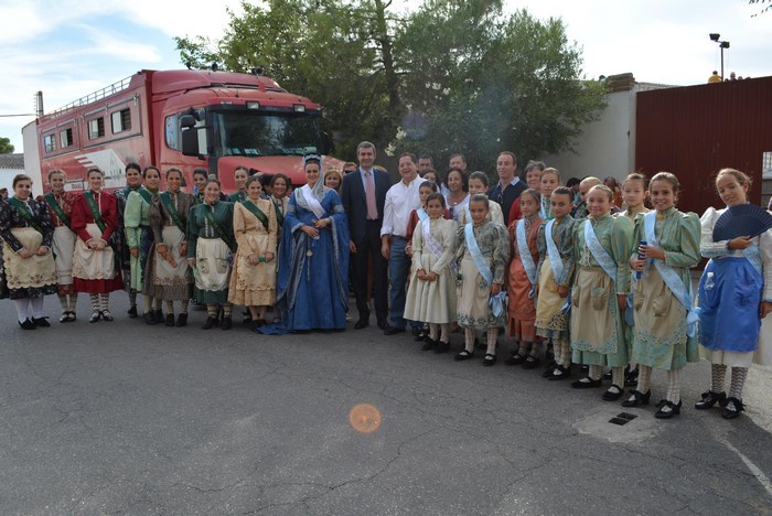 Con las Reinas y Damas de las fiestas