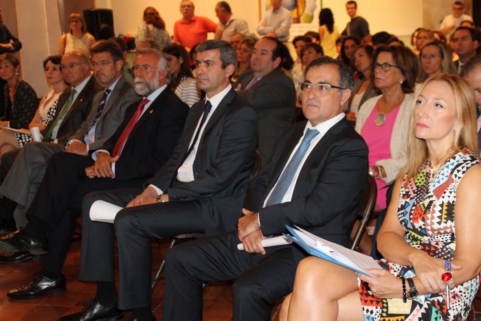 Un momento del acto que ha tenido lugar en la Iglesia del Salvador