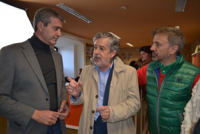 Imagen de Álvaro Gutiérrez con Carlos Iglesias y José Mota