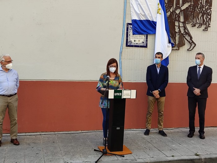 María Jesús Pérez interviene en el acto